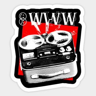 WWW electronics Sticker